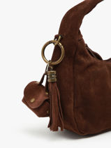 Sleutelhanger Milano Bruin velvet VE24112-vue-porte